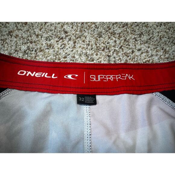 O'Neill Superfreak, size Men's 32; American Flag; Patriotic swim trunks; shorts - Picture 5 of 13